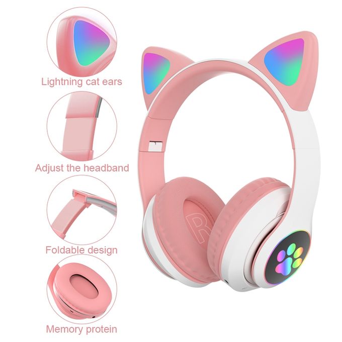 Cat Kids' Bluetooth Headphones