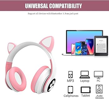 Cat Kids' Bluetooth Headphones