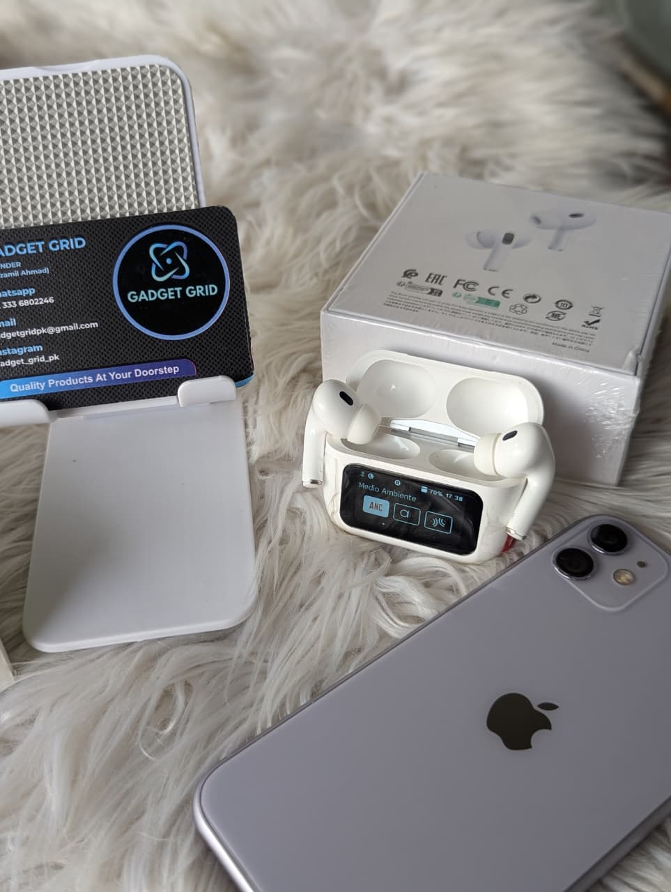 A9 Pro AirPods (Touch Screen, Titanium build)