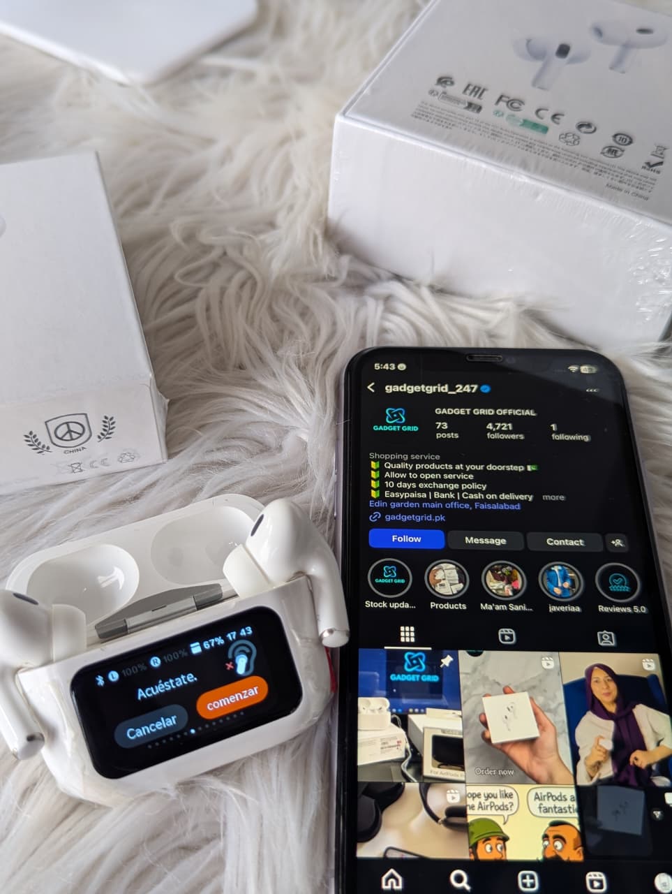 A9 Pro AirPods (Touch Screen, Titanium build)