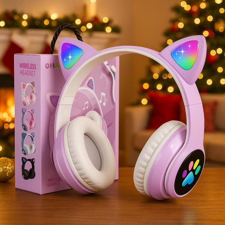 Cat Kids' Bluetooth Headphones